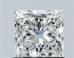 Picture of Natural Diamond 1.01 Carats, Princess with  Cut, I Color, VS1 Clarity and Certified by GIA