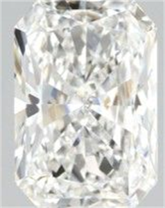 Picture of Natural Diamond 2.52 Carats, Radiant with  Cut, F Color, VS1 Clarity and Certified by GIA