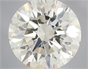 Natural Diamond 0.76 Carats, Round with Excellent Cut, J Color, VS1 Clarity and Certified by IGI