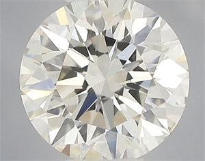 Picture of Natural Diamond 0.76 Carats, Round with Excellent Cut, J Color, VS1 Clarity and Certified by IGI