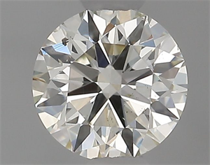 Picture of Natural Diamond 0.42 Carats, Round with Excellent Cut, I Color, SI1 Clarity and Certified by IGI