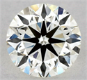 Natural Diamond 0.45 Carats, Round with Very Good Cut, K Color, VVS2 Clarity and Certified by GIA