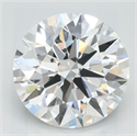 Lab Grown Diamond 2.13 Carats, Round with Ideal Cut, D Color, IF Clarity and Certified by IGI