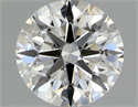Natural Diamond 0.41 Carats, Round with Excellent Cut, F Color, SI1 Clarity and Certified by GIA