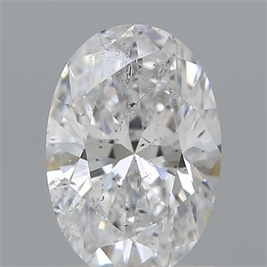 Foto Diamante Natural 1.00 quilates, Ovalado , Color D, claridad I1 y certificado GIA de