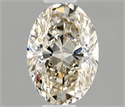 Diamante Natural 0.50 quilates, Ovalado , Color J, claridad VVS2 y certificado IGI