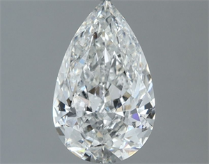 Picture of Natural Diamond 1.00 Carats, Pear with  Cut, F Color, SI1 Clarity and Certified by IGI