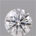 Natural Diamond 0.70 Carats, Round with Excellent Cut, D Color, SI1 Clarity and Certified by GIA