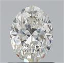Diamante Natural 0.80 quilates, Ovalado , Color H, claridad VVS1 y certificado GIA