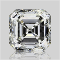 Natural Diamond 1.51 Carats, Asscher with  Cut, I Color, VS1 Clarity and Certified by GIA