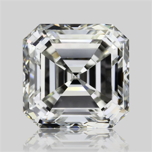 Picture of Natural Diamond 1.51 Carats, Asscher with  Cut, I Color, VS1 Clarity and Certified by GIA