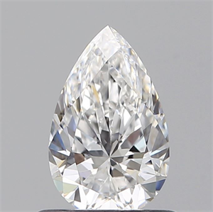 Picture of Natural Diamond 0.60 Carats, Pear with  Cut, D Color, VVS1 Clarity and Certified by GIA