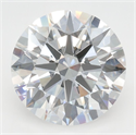 Del inventario de diamantes de laboratorio, 3.01 quilates, Redondo , Color E, claridad VVS1 y certificado GIA