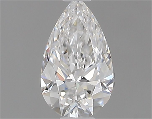Picture of Natural Diamond 0.30 Carats, Pear with  Cut, D Color, SI1 Clarity and Certified by GIA
