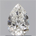 Natural Diamond 0.60 Carats, Pear with  Cut, G Color, SI2 Clarity and Certified by GIA