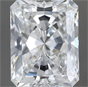 Natural Diamond 0.60 Carats, Radiant with  Cut, F Color, VS1 Clarity and Certified by GIA