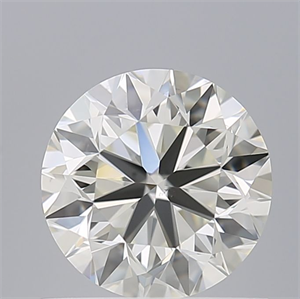 Picture of Natural Diamond 0.90 Carats, Round with Very Good Cut, J Color, VS1 Clarity and Certified by GIA