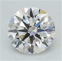 Lab Grown Diamond 1.36 Carats, Round with Ideal Cut, D Color, VS1 Clarity and Certified by IGI