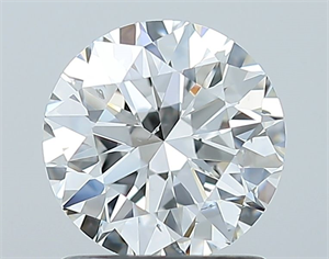 Picture of Natural Diamond 1.20 Carats, Round with Excellent Cut, F Color, SI2 Clarity and Certified by GIA