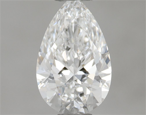 Picture of Natural Diamond 0.53 Carats, Pear with  Cut, E Color, VS1 Clarity and Certified by GIA