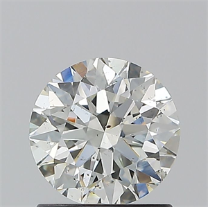 Picture of Natural Diamond 1.10 Carats, Round with Excellent Cut, J Color, SI2 Clarity and Certified by GIA