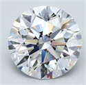 Diamante Natural 4.01 quilates, Redondo , Color G, claridad SI1 y certificado GIA