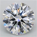 Lab Grown Diamond 1.00 Carats, Round with Ideal Cut, D Color, VS2 Clarity and Certified by IGI