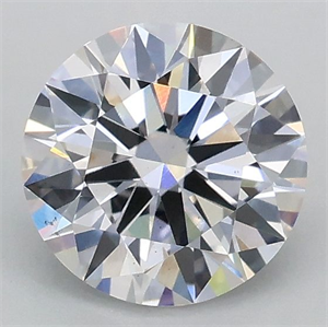 Picture of Lab Grown Diamond 1.00 Carats, Round with Ideal Cut, D Color, VS2 Clarity and Certified by IGI