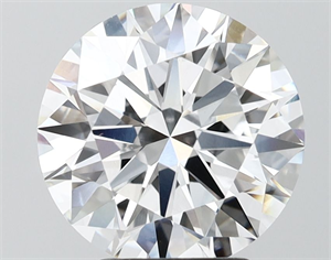 Picture of Lab Grown Diamond 3.75 Carats, Round with Ideal Cut, E Color, VVS1 Clarity and Certified by IGI