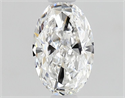 Natural Diamond 0.50 Carats, Oval with  Cut, E Color, VVS2 Clarity and Certified by GIA
