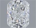 Natural Diamond 0.50 Carats, Radiant with  Cut, F Color, VS2 Clarity and Certified by GIA