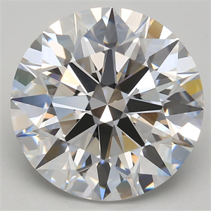 Picture of Lab Grown Diamond 7.67 Carats, Round with Excellent Cut, E Color, IF Clarity and Certified by GIA