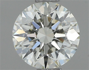 Picture of Natural Diamond 0.73 Carats, Round with Excellent Cut, J Color, IF Clarity and Certified by IGI