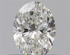 Picture of Natural Diamond 0.40 Carats, Oval with  Cut, H Color, VVS1 Clarity and Certified by GIA