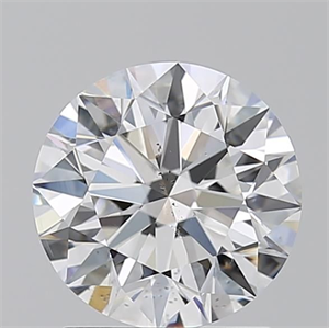 Foto Diamante Natural 1.70 quilates, Redondo , Color F, claridad SI2 y certificado GIA de