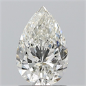 Natural Diamond 1.01 Carats, Pear with  Cut, I Color, SI2 Clarity and Certified by GIA