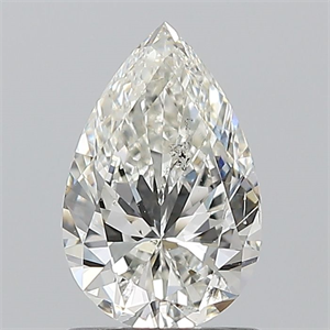Picture of Natural Diamond 1.01 Carats, Pear with  Cut, I Color, SI2 Clarity and Certified by GIA
