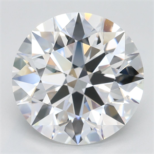 Picture of Lab Grown Diamond 5.08 Carats, Round with Excellent Cut, D Color, VVS1 Clarity and Certified by GIA