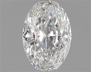 Foto Diamante Natural 0.60 quilates, Ovalado , Color D, claridad VVS2 y certificado GIA de