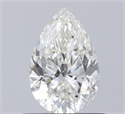 Natural Diamond 0.70 Carats, Pear with  Cut, I Color, SI1 Clarity and Certified by IGI