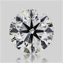Diamante Natural 0.70 quilates, Redondo , Color F, claridad VVS2 y certificado GIA