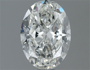 Foto Diamante Natural 1.30 quilates, Ovalado , Color G, claridad SI1 y certificado IGI de