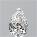 Natural Diamond 0.52 Carats, Pear with  Cut, F Color, VS1 Clarity and Certified by GIA