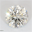 Del inventario de diamantes de laboratorio, 1.51 quilates, Redondo , Color I, claridad VS2 y certificado IGI