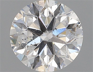 Picture of Natural Diamond 0.90 Carats, Round with Very Good Cut, D Color, SI2 Clarity and Certified by GIA