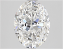 Natural Diamond 1.75 Carats, Oval with  Cut, D Color, VVS1 Clarity and Certified by GIA