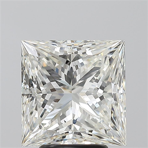 Picture of Natural Diamond 4.03 Carats, Princess with  Cut, I Color, VS2 Clarity and Certified by GIA