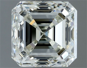 Picture of Natural Diamond 1.51 Carats, Asscher with  Cut, I Color, VVS1 Clarity and Certified by IGI
