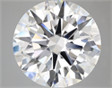 Lab Grown Diamond 7.02 Carats, Round with Ideal Cut, E Color, VVS2 Clarity and Certified by IGI