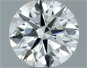 Natural Diamond 0.70 Carats, Round with Excellent Cut, E Color, SI1 Clarity and Certified by GIA